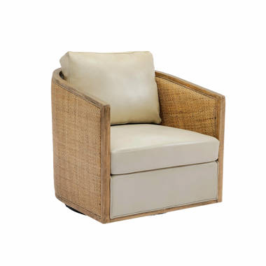 Wicker barrel chair discount sale